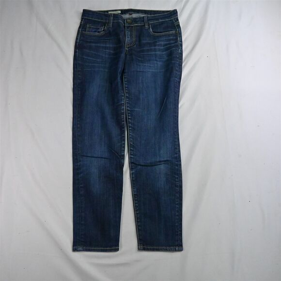KUT from the Kloth 6 Audrey Skinny‎ Dark Wash Stretch Denim Womens Jeans - Picture 1 of 9